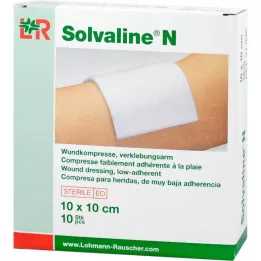 SOLVALINE N Kompresler 10x10 cm steril, 10 adet