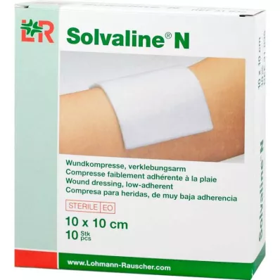 SOLVALINE N Kompresler 10x10 cm steril, 10 adet