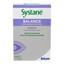 SYSTANE BALANCE Gözler için ıslatıcı damla, 3X10 ml