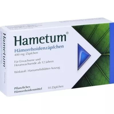 HAMETUM Hemoroid fitilleri, 10 adet