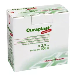 CURAPLAST Şeritler hassas yuvarlak 23 mm, 100 adet