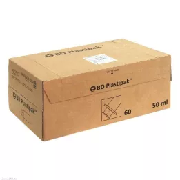 BD PLASTIPAK Şırınga 50 ml Luer loc. merkezli, 60X50 ml