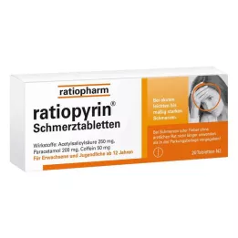 RATIOPYRIN Ağrı kesici tabletler, 20 adet