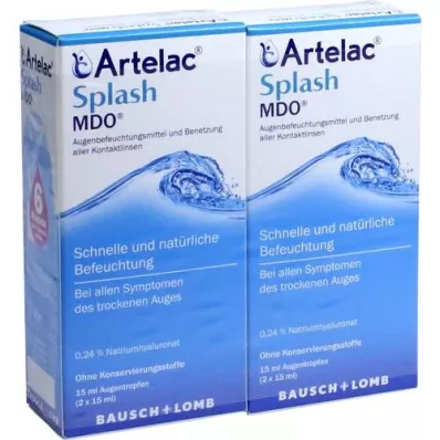 ARTELAC Splash MDO göz damlası, 2X15 ml