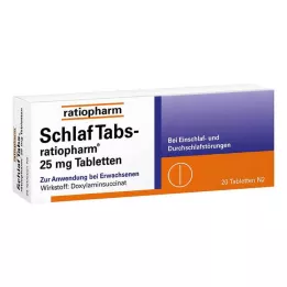 SCHLAF TABS-ratiopharm 25 mg tablet, 20 adet