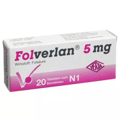 Folverlan 5 mg tablet, 20 adet