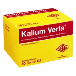 KALIUM VERLA Granül Btl., 50 adet