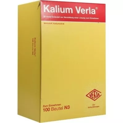 KALIUM VERLA Granül Btl. 100 adet