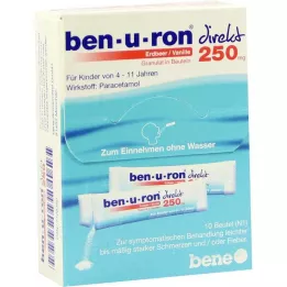 BEN-U-RON direkt 250 mg granül çilek/vanilya, 10 adet