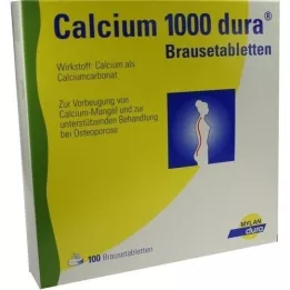 CALCIUM 1000 dura efervesan tablet, 100 adet