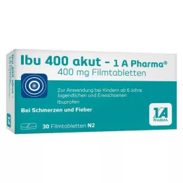 IBU 400 akut-1A Pharma film kaplı tabletler, 30 adet