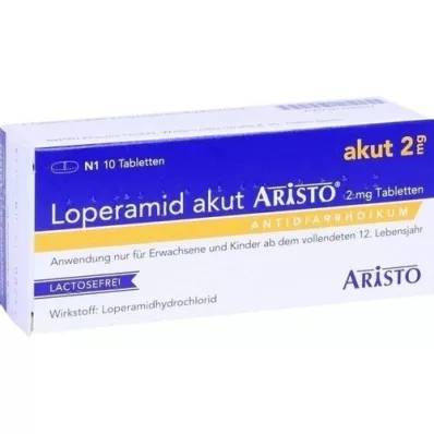 LOPERAMID akut Aristo 2 mg tablet, 10 adet