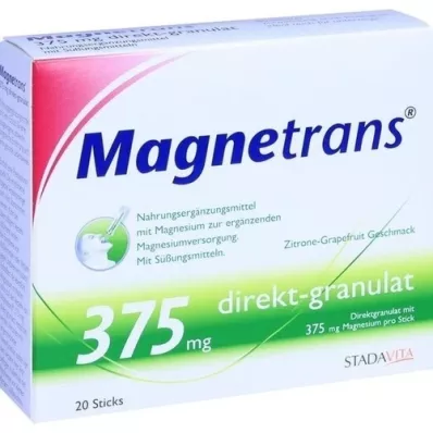 MAGNETRANS doğrudan 375 mg granül, 20 adet