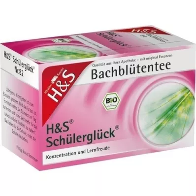 H&amp;S Bach Çiçek Öğrencilerin Mutluluk Çayı Filtre Poşeti, 20X3.0 g