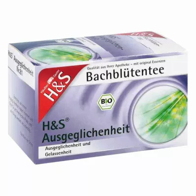H&amp;S Bach Flower Balance Çay Filtre Poşeti, 20X3.0 g