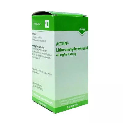 Acoin lidokain hidroklorür 40 mg/ml solüsyon, 50 ml