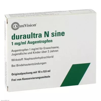 DURAULTRA N sine göz damlası, 10X0,6 ml DURAULTRA N sine göz damlası, 10X0,6 ml