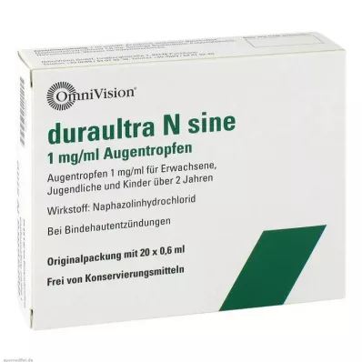 DURAULTRA N sine göz damlası, 20X0,6 ml DURAULTRA N sine göz damlası, 20X0,6 ml