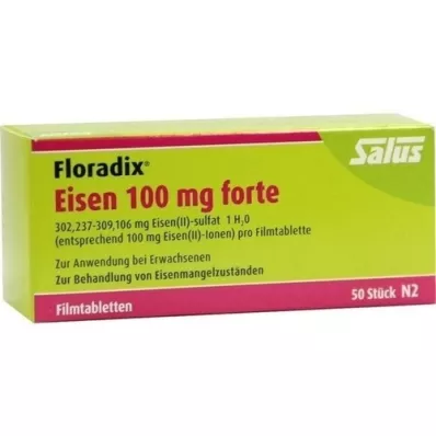 FLORADIX Demir 100 mg forte film kaplı tablet, 50 adet