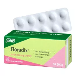 Floradix demir 100 mg forte film kaplı tablet, 50 adet