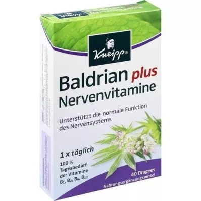 KNEIPP Kediotu artı sinir vitaminleri kaplı tabletler, 40 adet