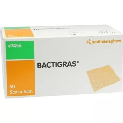 BACTIGRAS Antiseptik parafin gazlı bez 5x5 cm, 50 adet