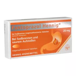 Pantoprazol Hennig b.Mide ekşimesi 20 mg mide-dirençli tablet, 7 adet