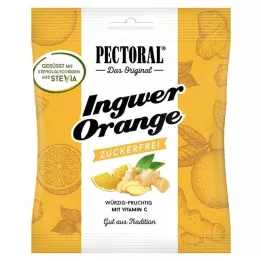PECTORAL Zencefilli portakal şekerlemesi şekersiz, 60 g