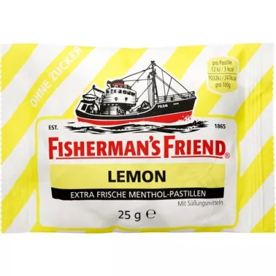 FISHERMANS FRIEND Şekersiz limon pastilleri, 25 g