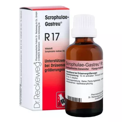 Scrophulae Gastreu R 17 ağızdan kullanım için damla, 50 ml Scrophulae Gastreu R 17 ağızdan kullanım için damla, 50 ml