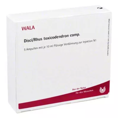 Disci / Rhus toksikodendron comp.Ampuller, 5X10 ml Disci / Rhus toksikodendron comp.Ampuller, 5X10 ml