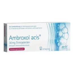 Ambroksol acis® 30 mg içme tabletleri, 20 adet
