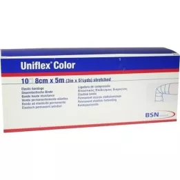 UNIFLEX Evrensel bandajlar 8 cmx5 m mavi, 10 adet