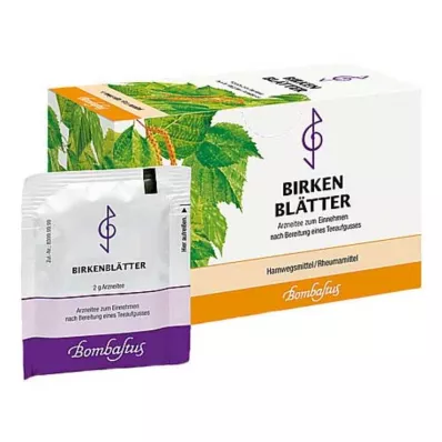 Huş ağacı yaprakları çay filtre torbaları, 20X2 g Huş ağacı yaprakları çay filtre torbaları, 20X2 g