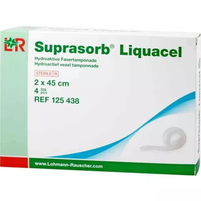 Suprasorb Liquacel Hydroact.fiber konnektör 2x45 cm (4 adet)