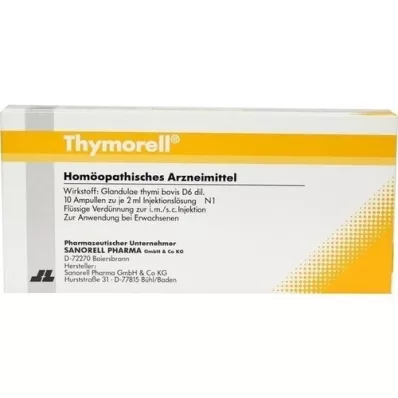 THYMORELL Enjeksiyonluk ampuller için çözelti, 10X2 ml