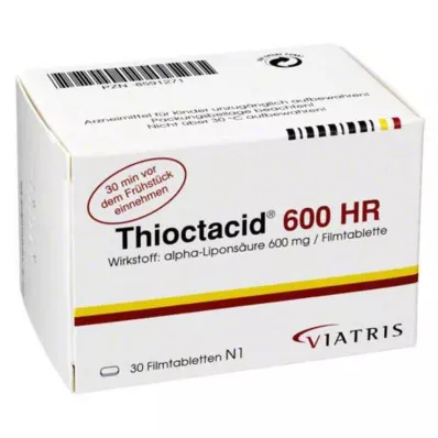 THIOCTACID 600 HR film kaplı tablet, 30 adet