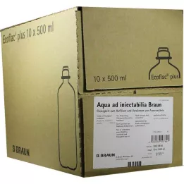AQUA AD injectabilia Ecoflac Plus infüzyon çözeltisi, 10X500 ml