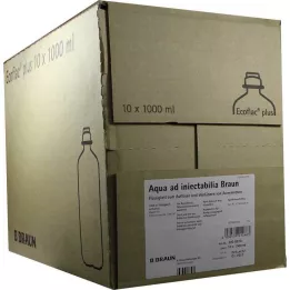 AQUA AD injectabilia Ecoflac Plus infüzyon çözeltisi, 10X1000 ml