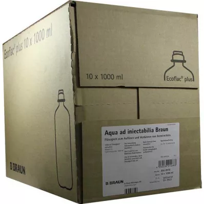 Aqua AD Injectabilia Ecoflac Plus infüzyon solüsyonu, 10X1000 ml Aqua AD Injectabilia Ecoflac Plus infüzyon solüsyonu, 10X1000 ml