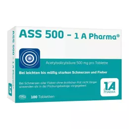 ASS 500-1A İlaç Tabletleri, 100 adet