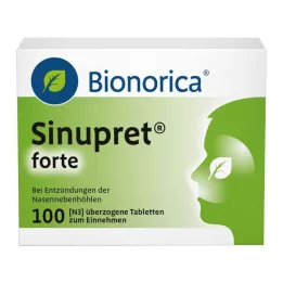 SINUPRET forte kaplı tabletler, 100 adet