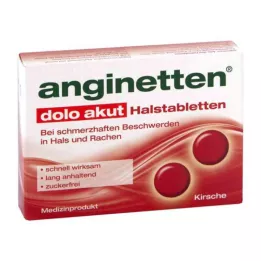 ANGINETTEN dolo akut boğaz tabletleri, 24 adet