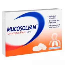 MUCOSOLVAN Pastil 15 mg, 20 adet