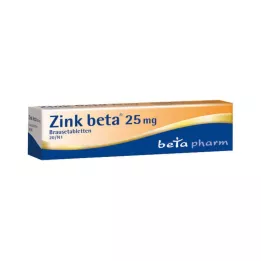 Çinko Beta 25 efervesan tablet, 20 adet