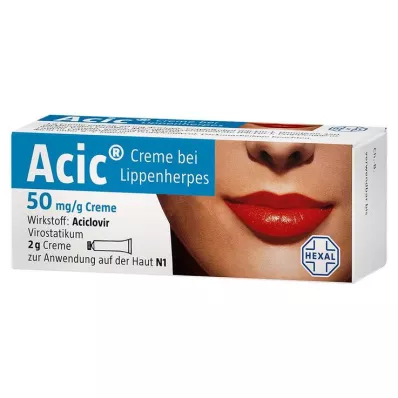 Uçuklar için asitli krem, 2 gr