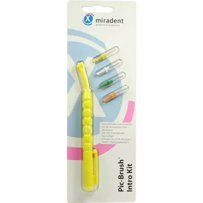 Pic Brush Giriş Seti sarı 1 sap + 4 fırça, 1 adet Pic Brush Giriş Seti sarı 1 sap + 4 fırça, 1 adet