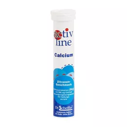 ACTIVLINE Kalsiyum limon efervesan tabletleri, 20 adet