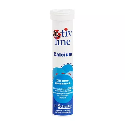 ACTIVLINE Kalsiyum limon efervesan tabletleri, 20 adet