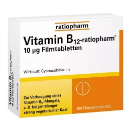 VITAMIN B12-RATIOPHARM 10 μg film kaplı tabletler, 100 adet